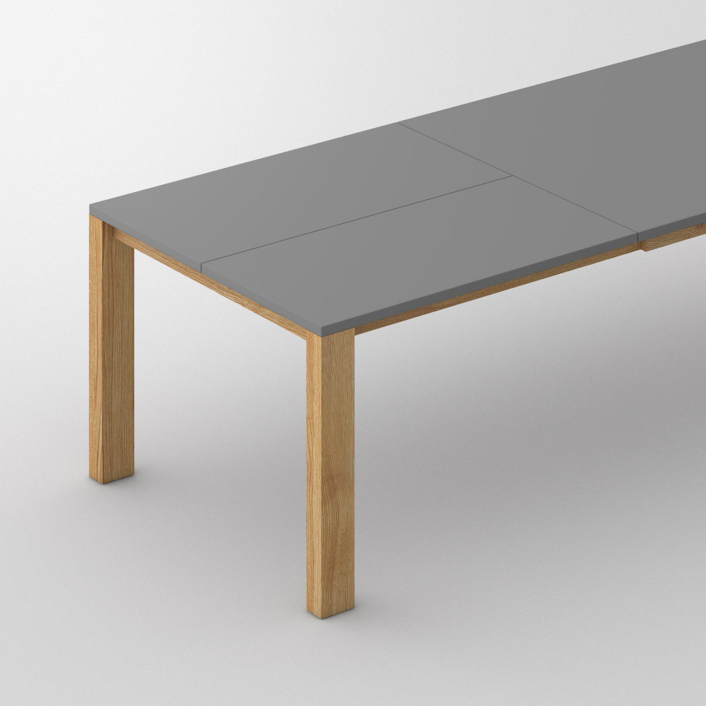 Extensible Linoleum Wood Table BUTTERFLY VARIUS design vitamin LINO 