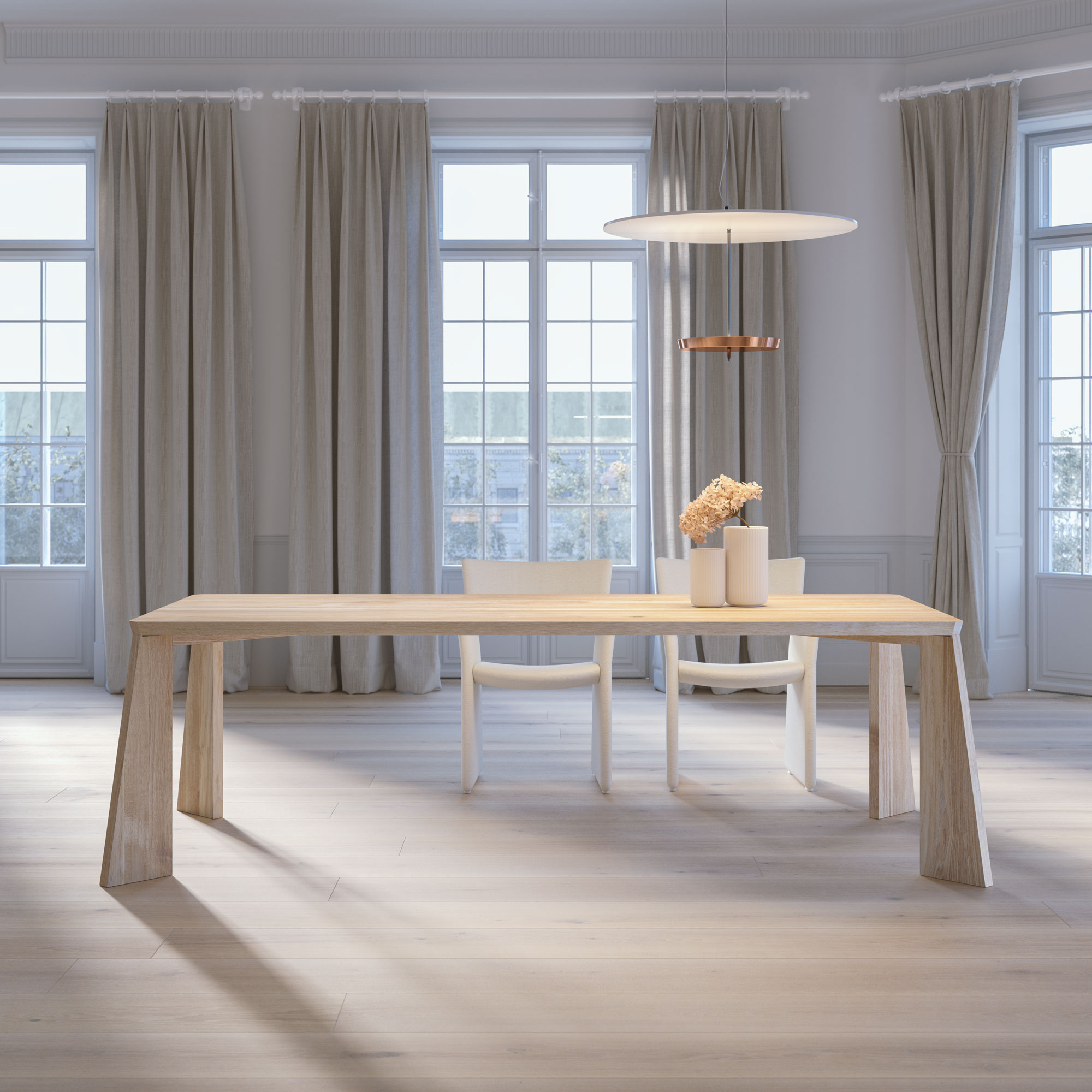 Bespoke Designer Table PYLON cam1 custom made in solid wood by vitamin design Bespoke Designer Table PYLON cam1 custom made in solid wood by vitamin design