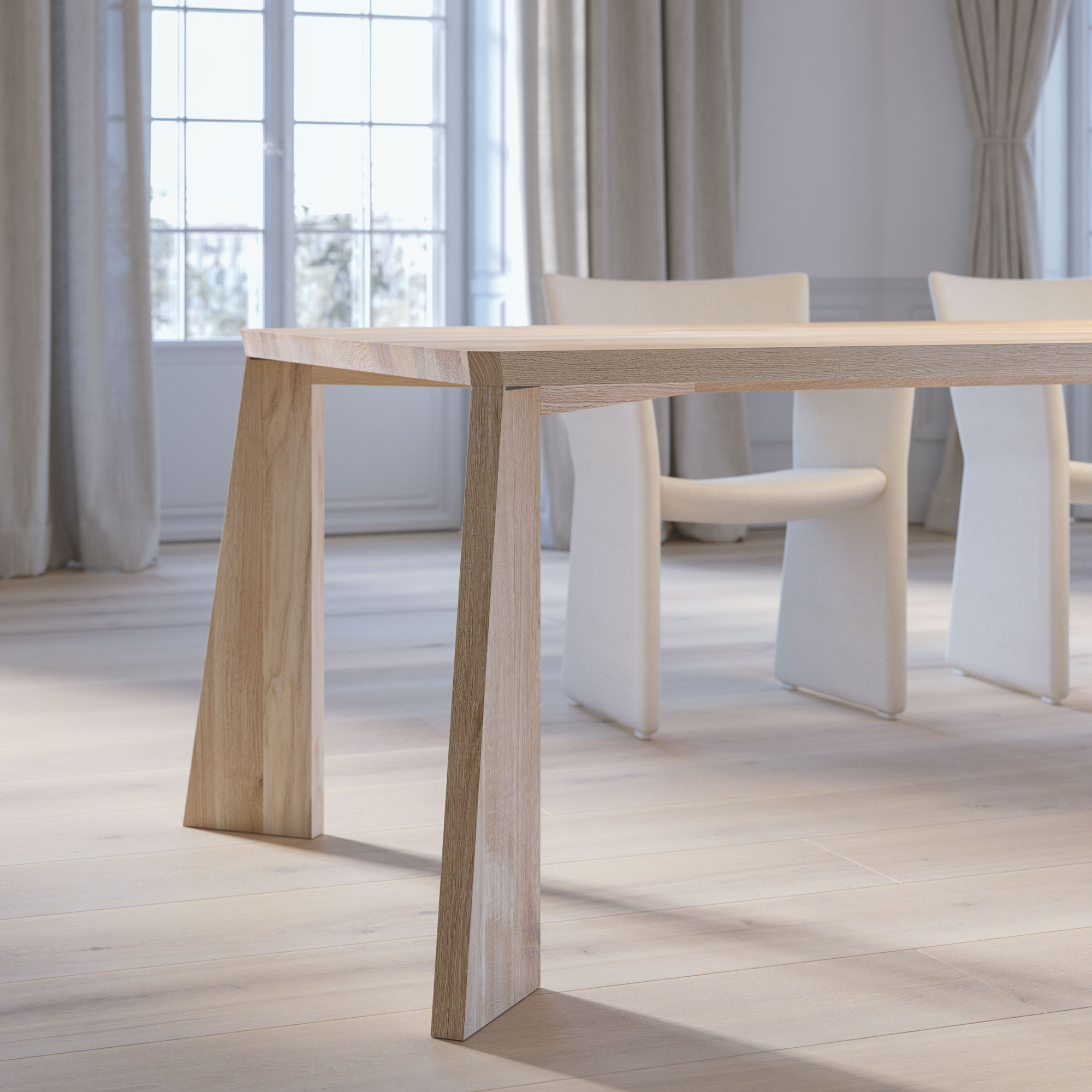 Bespoke Designer Table PYLON cam1 custom made in solid wood by vitamin design Bespoke Designer Table PYLON cam1 custom made in solid wood by vitamin design