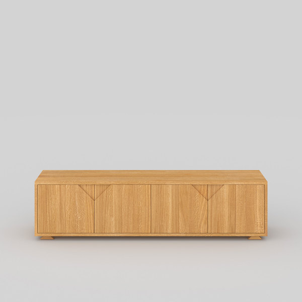 Wooden TV-Lowboard Sideboard PYRA TV eio custom made in solid wood by vitamin design